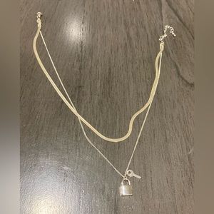 Lock and key woman’s necklace